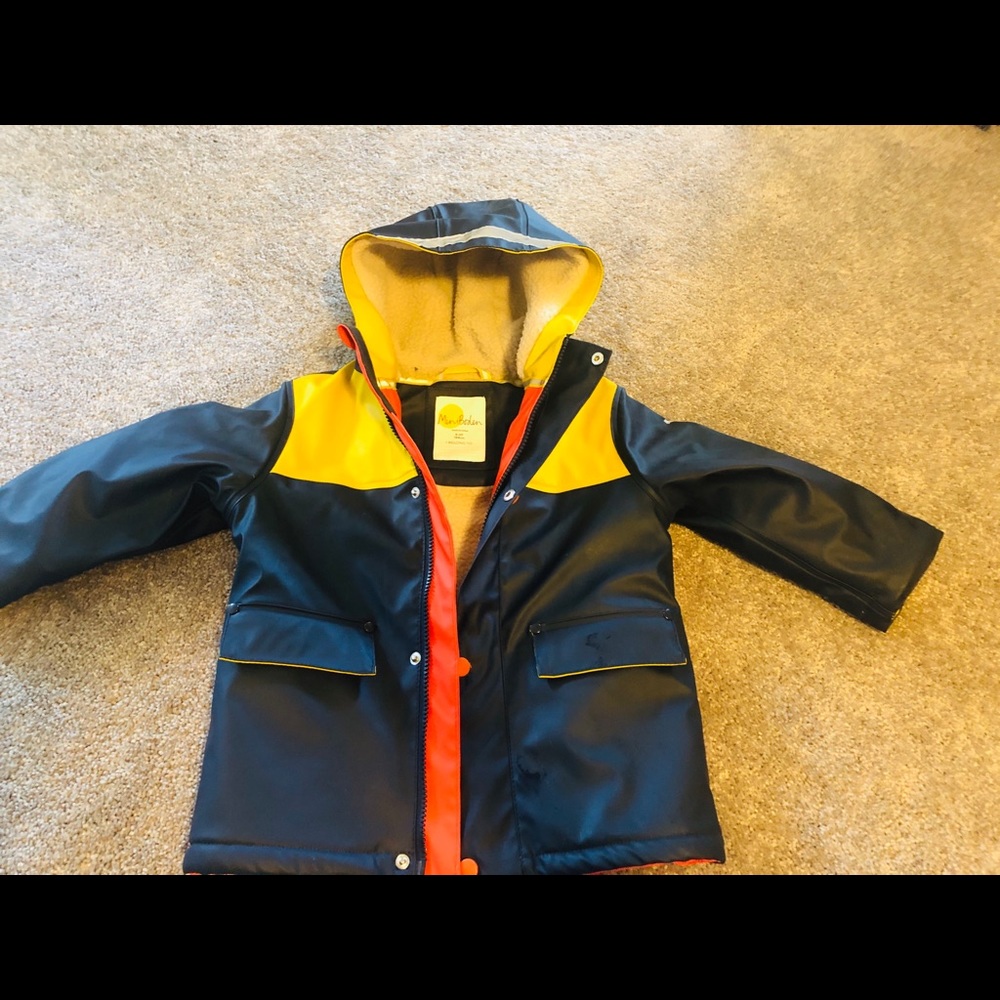 Mini Boden lined rain jacket